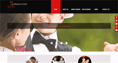 Desktop Screenshot of dancealotballroom.com